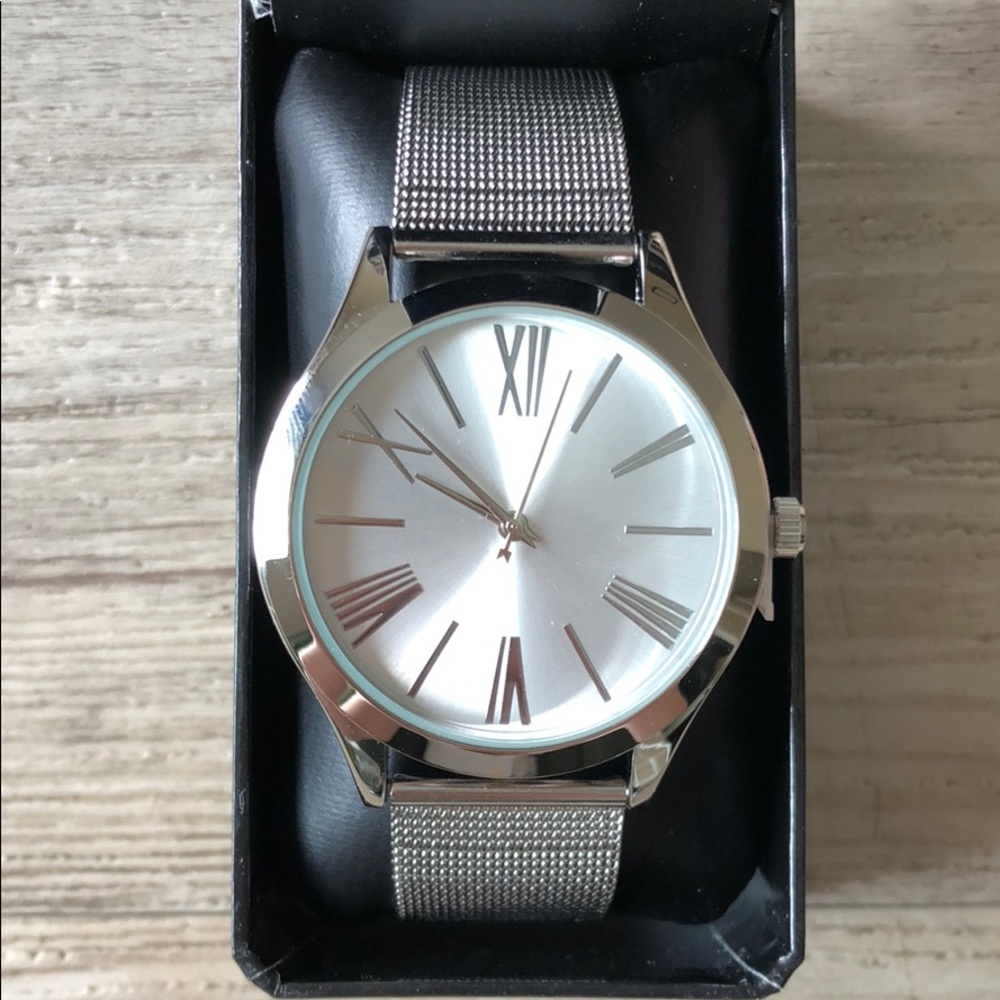 Silver watch